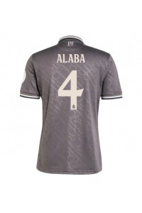 Real Madrid David Alaba #4 Voetbaltruitje 3e tenue 2024-25 Korte Mouw